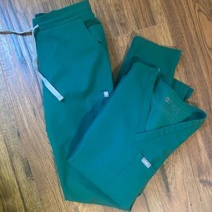 Figs Scrub Set - Hunter Green (XXS)